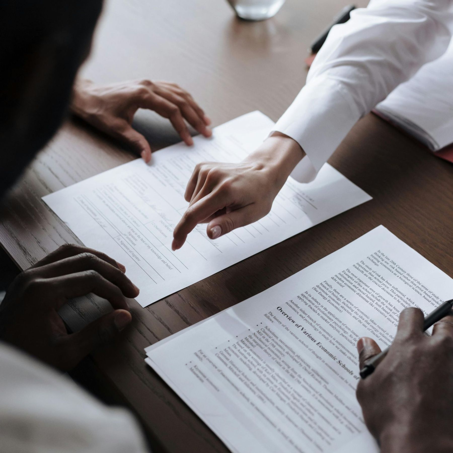 Consumer Debt Attorney consulting with client